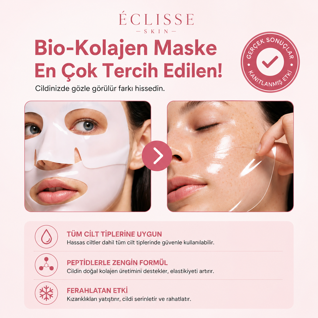 Eclisse Skin Kolajen Mask